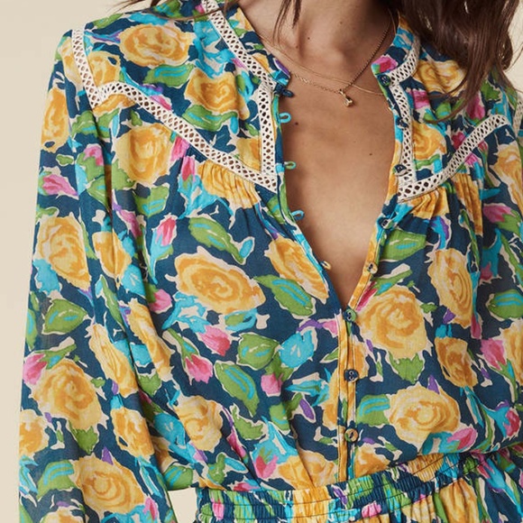 Spell Islamorada Blouse, size small - Picture 3 of 8